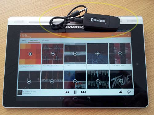 Das Yoga 8 mit Bluetooth Audio Empfänger