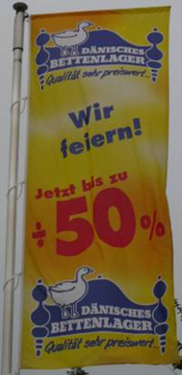 negativer Rabatt beim dänischen Bettenlager