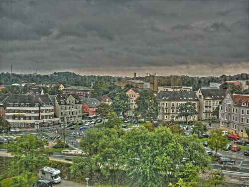 HDR: Kreuzung Flensburg Schleswiger Strasse Husumer Strasse Friedrich-Ebert Strasse