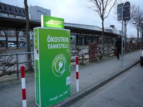 Stromtankstelle am Flensburger ZOB