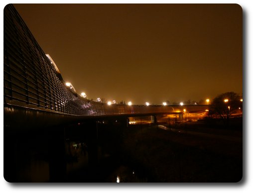 Lautruspbachtal Brücke der Osttangente Flensburg