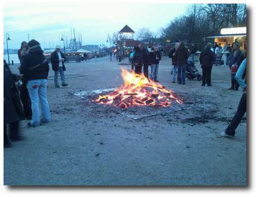 Osterfeuer Flensburg 2010