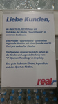 Sportfreund Hinweis bei real.-