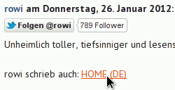 Comment Spice Kommentar