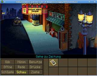 Indiana Jones and the Fate of Atlantis - Linux ScummVM