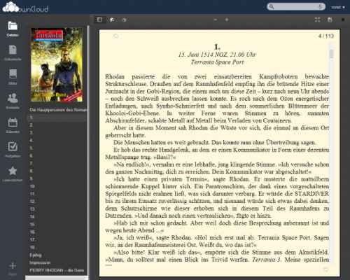 ownCloud eBook Reader