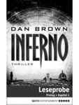 Inferno Prolog + Kapitel 1 Leseprobe