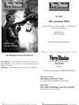 Perry Rhodan 2754 - Die zerstörte Welt