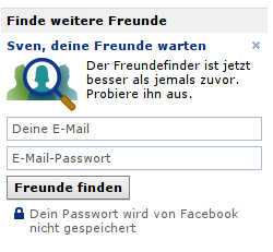 Facebook Freundefinder