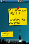 Post It Widget