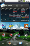 Pure Grid calendar widget