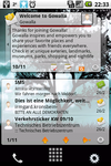 2 Varianten des 'Pure messenger widget'